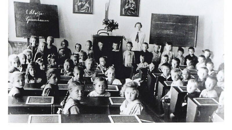 Eine Geisenhausener Schulklasse.