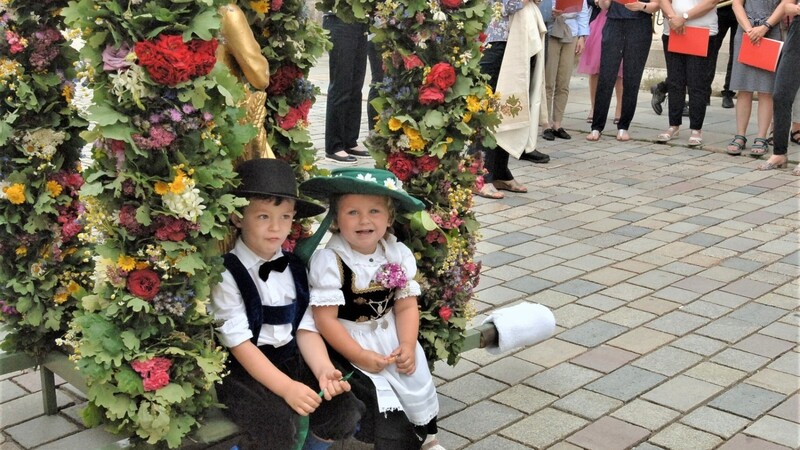 Das Kirchenfest begeisterte auch die Kleinen.