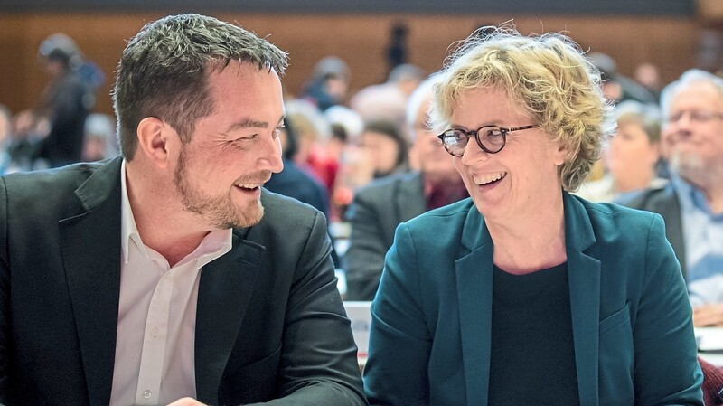 Noch hat Natascha Kohnen als Vorsitzende die Zügel der bayerischen SPD in der Hand. Sie wünscht sich Uli Grötsch als Nachfolger.