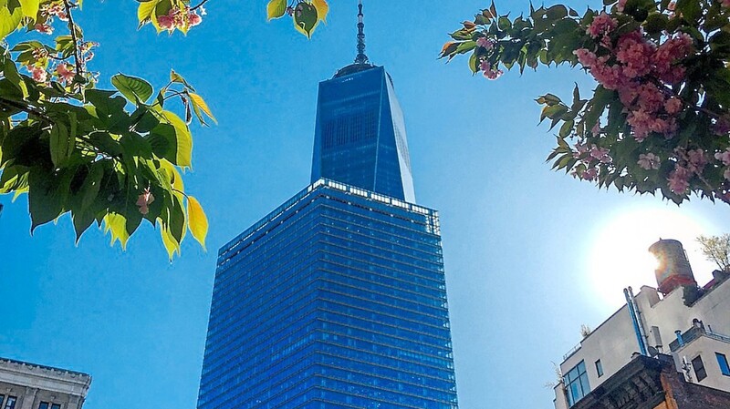 In New York steht nun das One World Trade Center. Das Bild entstand im Frühjahr 2021.