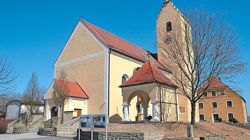 Blick auf das Kirchenareal.