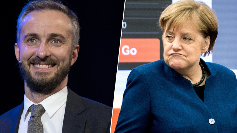 Jan Böhmermann verklagt Angela Merkel.