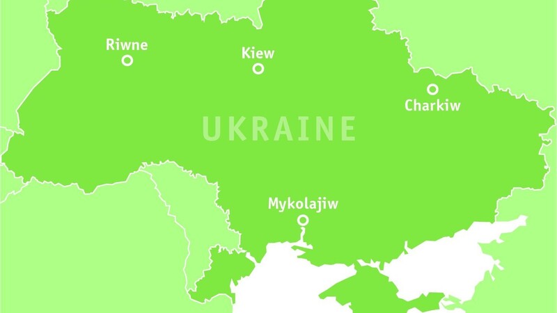 Aus sämtlichen Gegenden kommen die Menschen aus der Ukraine, die in Wildenberg gelandet sind.
