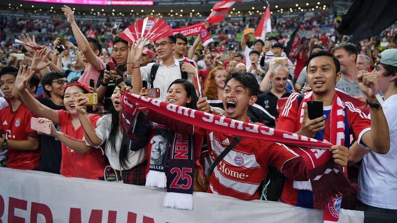 Der FC Bayern hat in China viele Fans.
