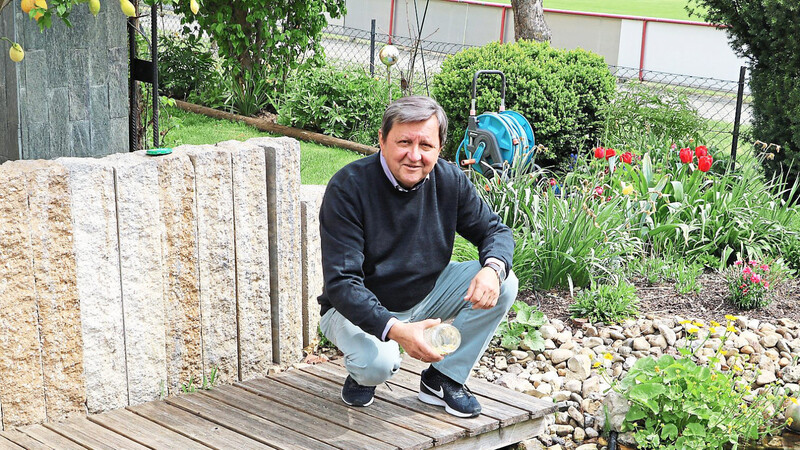 Für den Garten und die Fische im Teich hat Alfred Reisinger künftig mehr Zeit.