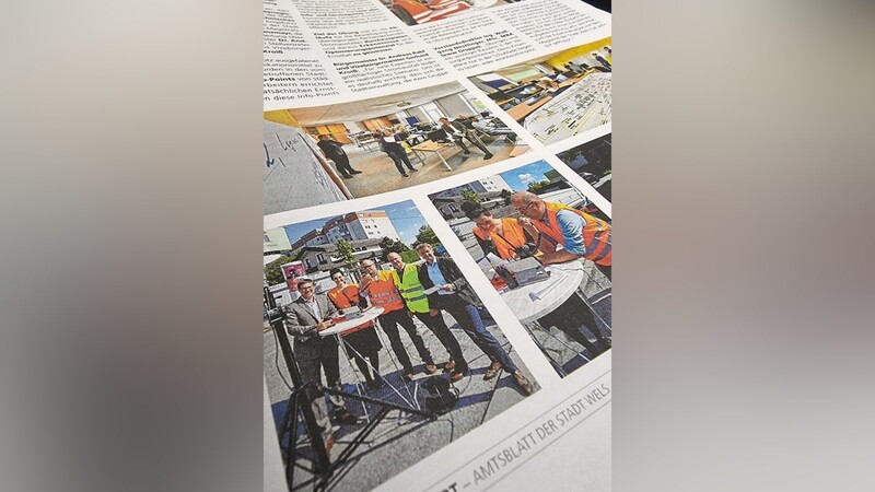 Im aktuellen Oktober-Amtsblatt informiert die Stadt Wels ihre Bürger unter anderem über die großflächig durchgeführte Übung.