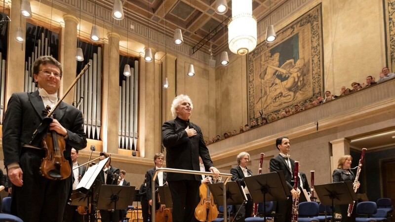 Simon Rattle und das Symphonieorchester des Bayerischen Rundfunks im Herkulessaal