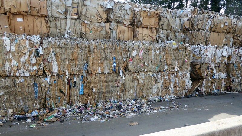 Der Einsatz von recyceltem Papier schont Wälder und spart Energie.