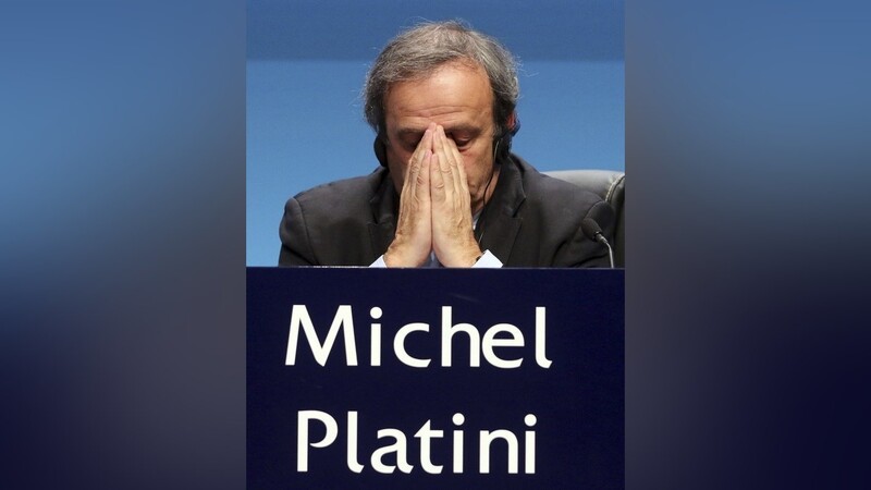 Laut einem Agenturbericht wurde Michel Platini in Gewahrsam genommen.