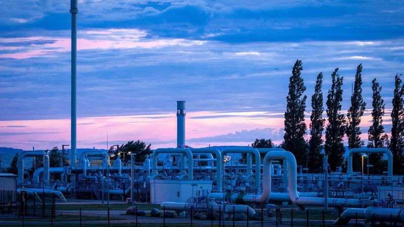 Die Gasempfangsstation der Ostseepipeline Nord Stream 1 in Lubmin.