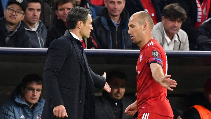 Haben oft Gesprächsbedarf: Niko Kovac (li.) und Arjen Robben vom FC Bayern.