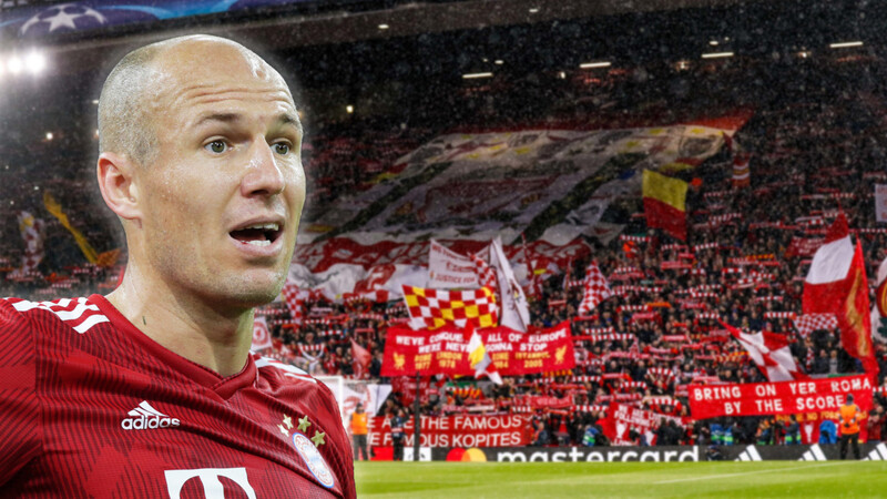 Verlor seine letzten vier Gastspiele beim FC Liverpool: Arjen Robben
