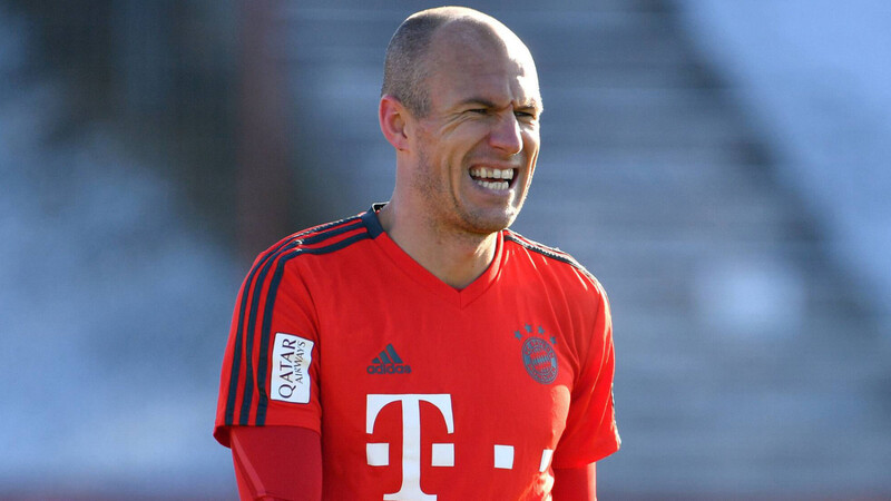 Auch Arjen Robben nahm am Cyber-Training des FC Bayern teil.