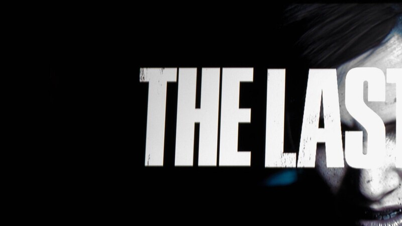 Detail aus der Vorführung des Trailers zur Fortsetzung des Games-Hits "The Last of Us"