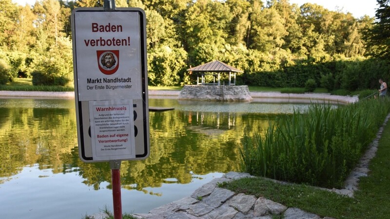 Das Badeverbot im Waldbad bleibt auch für den Rest des Sommers bestehen.