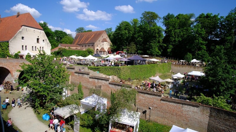 Herrliche Eindrücke vom Gartenfestival 2018 auf der Burg Trausnitz in Landshut.