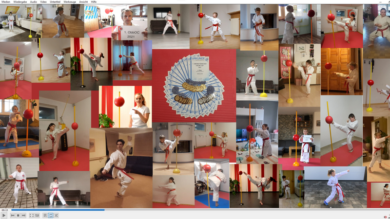 Die SGM-Karateka beteiligten sich erfolgreich am 1. Oberbayerischen Online-Cup.