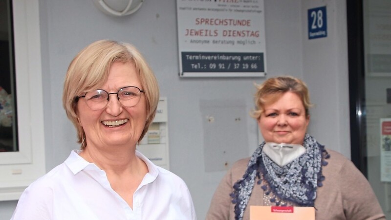 Petra Kreuzmayr-Seitzer (l.) und Silvia Gradwohl sind die Landauer Gesichter für Donum Vitae.