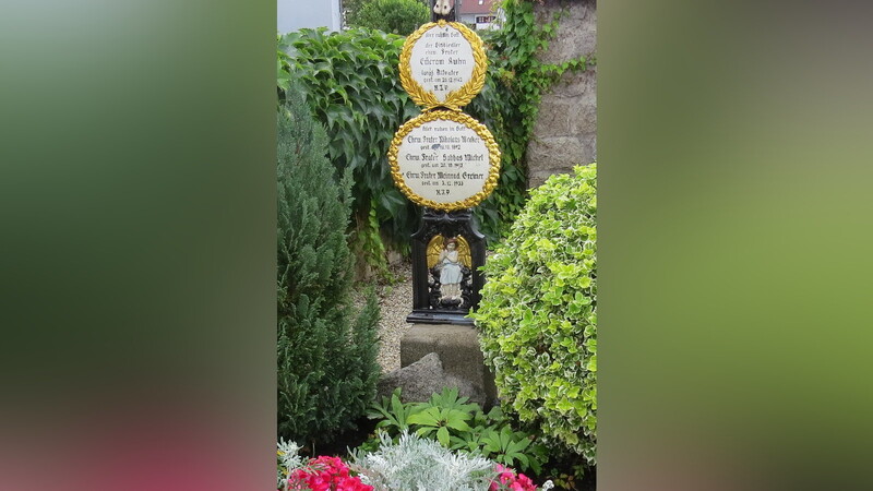 Das Grab von Frater Sabbas Michel.