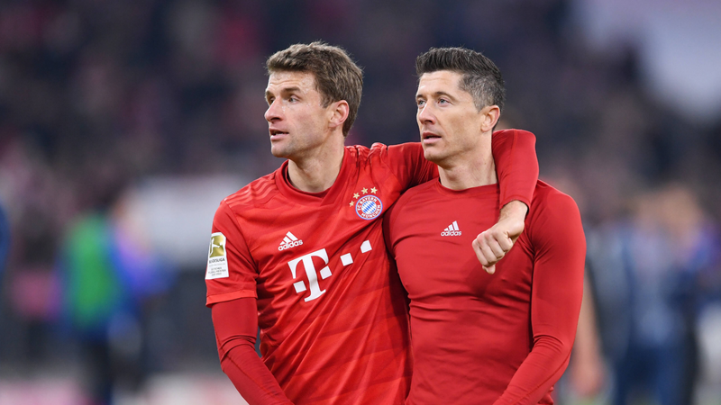 Thomas Müller und Robert Lewandowski verpassen das Topspiel wegen einer Gelpsperre