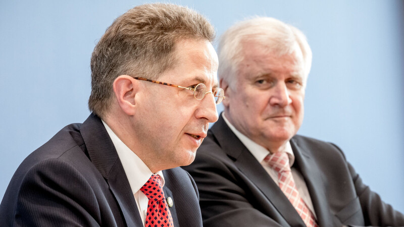 Horst Seehofer und sein zukünftiger Staatssekretär Hans-Georg Maaßen. Die Entscheidung sorgt derzeit für Diskussionen.