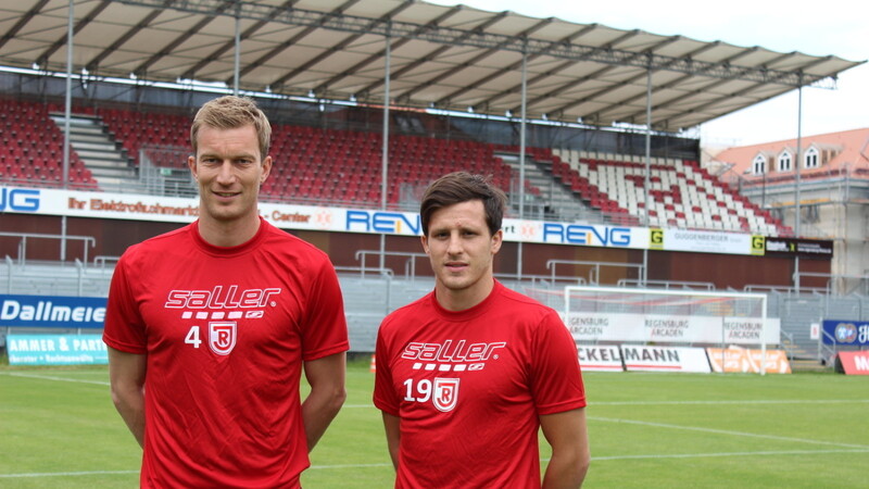 Neu im Regionalliga-Kader des SSV Jahn Regensburg: Thomas Paulus (33, li.) und Daniel Schöpf (25, re.) (Foto: SSV Jahn Regensburg)