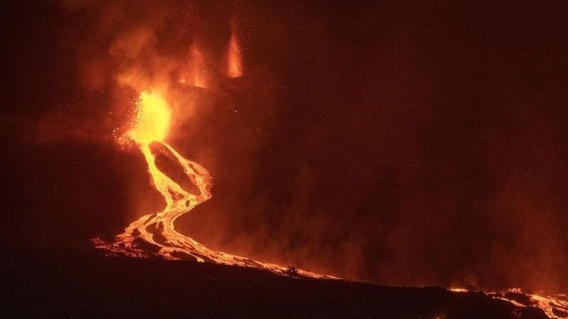 Der Vulkan auf der Kanareninsel La Palma ist weiterhin aktiv.