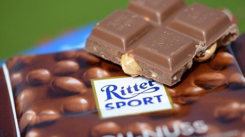 Nuss-Schokolade der Marke Ritter-Sport-Schokolade.