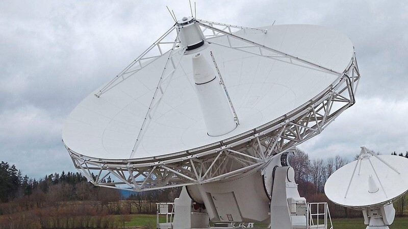Das Radioteleskop in Wettzell.