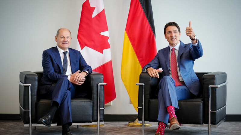 Premier Justin Trudeau ist der größte Fan von Olaf Scholz im Kreis der westlichen Staats- und Regierungschefs.