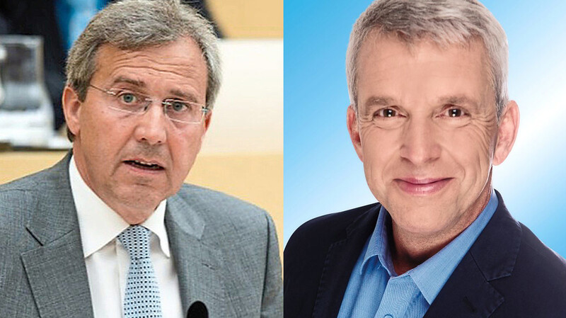 Sind ihre Immunität nun los: die beiden Abgeordneten Franz Rieger (l., CSU) und Ralf Stadler (AfD).