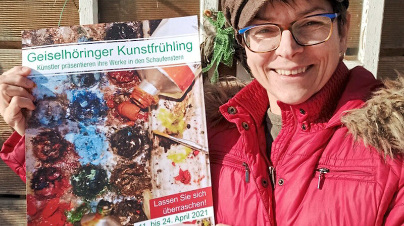 Stadträtin Angela Ramsauer hat den "Geiselhöringer Kunstfrühling" ins Leben gerufen.