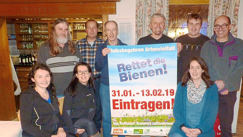 Voller Tatendrang: der neue Kreisgruppenvorstand des LBV Landshut.