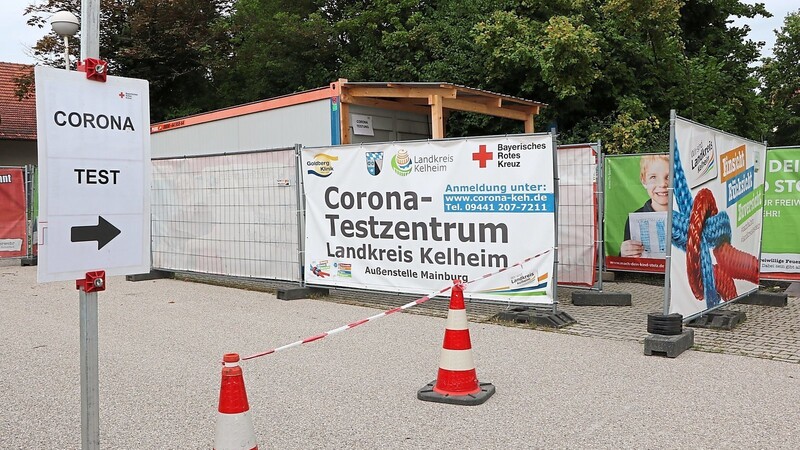 In Mainburg ist das Corona-Testzentrum auf dem Besucherparkplatz des Krankenhauses in der Zieglerstraße eingerichtet.