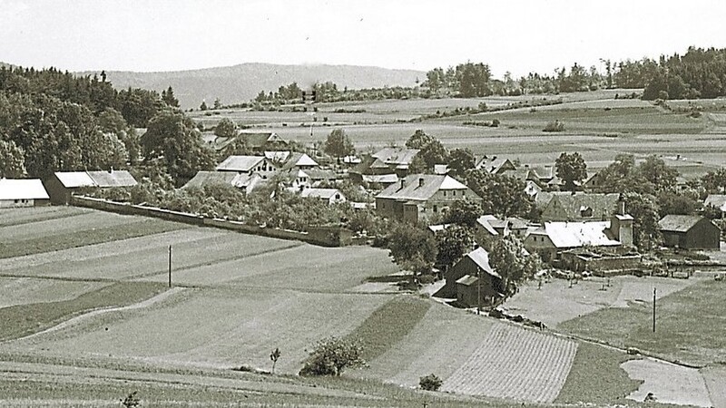 Diese Ortsansicht von Gafenried stammt aus der Zeit um 1940.