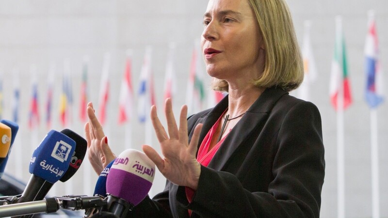 Die EU-Außenbeauftragte Federica Mogherini verteidigt das Vorgehen der Europäer zur Umgehung der US-Sanktionen gegen den Iran.