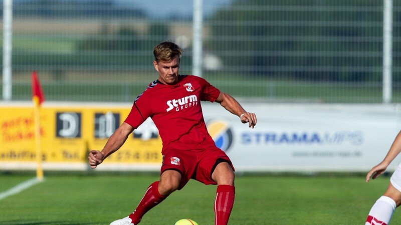 Neuzugang Tobias Lermer erzielte im zweiten Vorbereitungsspiel gegen den Kreisligisten FC-DJK Teisbach zwei Treffer.