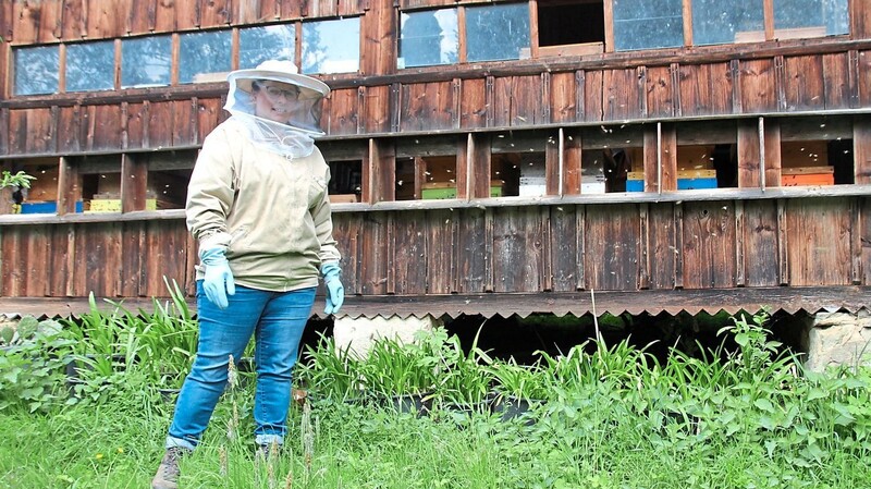Ein Leben ohne Bienen kann Martina Länger sich gar nicht vorstellen. Ihre Familie arbeitet schon seit Generationen mit den fleißigen Tieren. Sie selbst kümmert sich derzeit um rund 20 Bienenvölker.