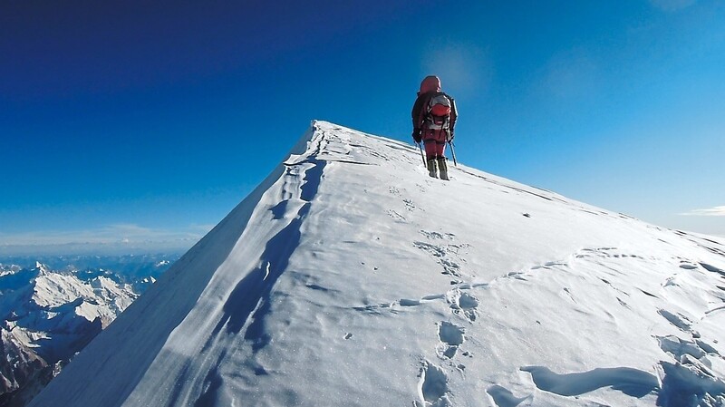 Höhenbergsteigerin Gerlinde Kaltenbrunner hat bereits alle vierzehn 8000-Meter-Gipfel der Welt bestiegen.
