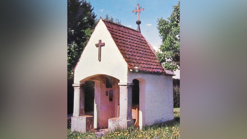 Die Kapelle von Stubenreith dokumentiert ein schreckliches Verbrechen während der Nachkriegszeit (Aufnahme 1973).