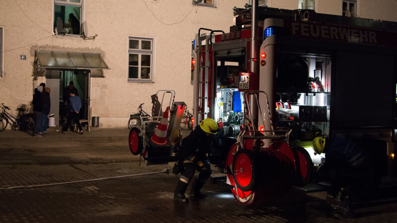 Freitagnacht ist es im Asylbewerberheim in der Niedermayerstraße zu einem Brand gekommen. (Foto: seg)