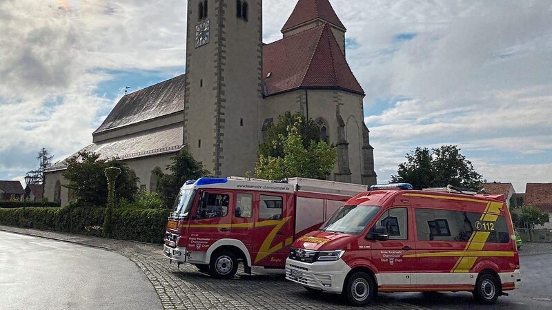 Löschfahrzeug und Mehrzweckfahrzeug bilden den Fuhrpark der Feuerwehr in Chammünster.