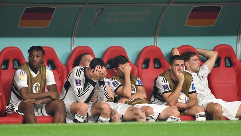 Der Frust sitzt tief bei den deutschen Spielern nach dem vorzeitigen WM-Ausscheiden.