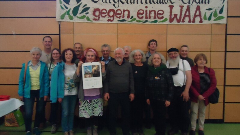 Die Mitglieder der Bürgerinitiative gegen Atomanlagen trafen sich in Bad Kötzting.