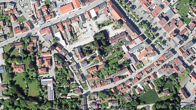 Das gesamte "Quartier Schützenstraße" aus der Vogelperspektive.