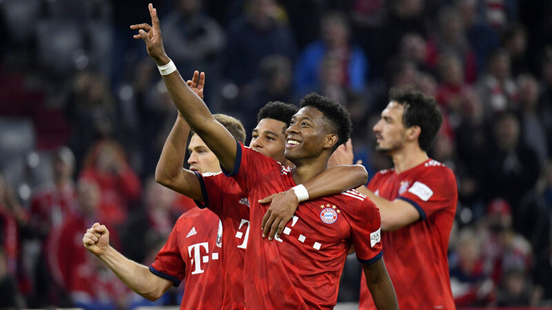 Der FC Bayern gewinnt gegen Borussia Dortmund mit 5:0.