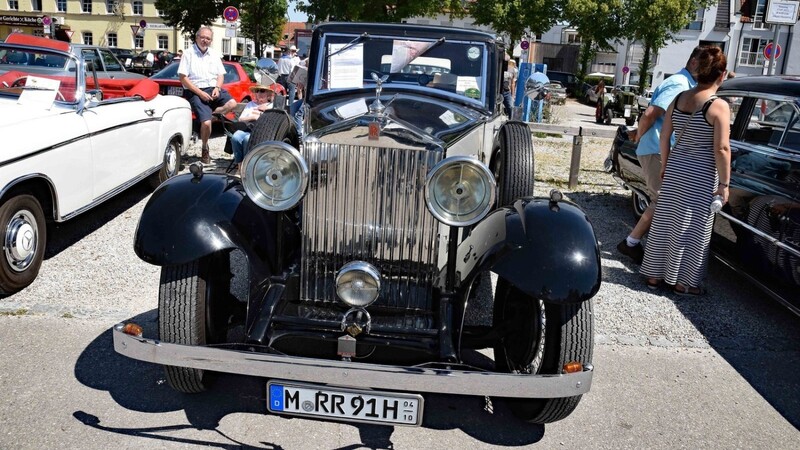 Auch einen Rolls-Royce konnte man beim Oldtimer-Treffen sehen.