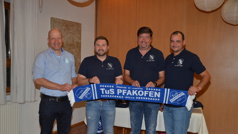 Das neue Vorstandsteam des TuS Pfakofen besteht aus Johannes Leidl, Stephan Dobmeier, Markus Pauler und Andreas Lugauer (von links).