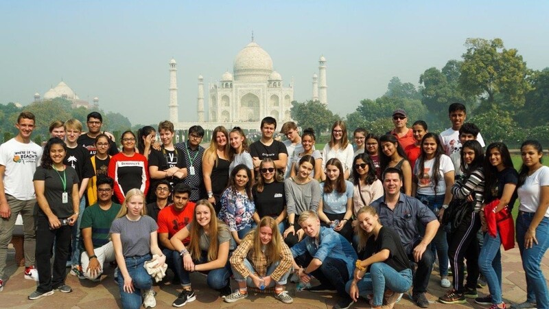 Besuch des Taj Mahals.