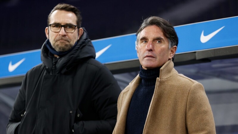 Stehen bei Hertha BSC angeblich vor dem Aus: Manager Michael Preetz (links) und Trainer Bruno Labbadia.